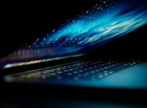 Open laptop