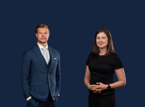 Panu Punkari ja Tiia Ryhänen