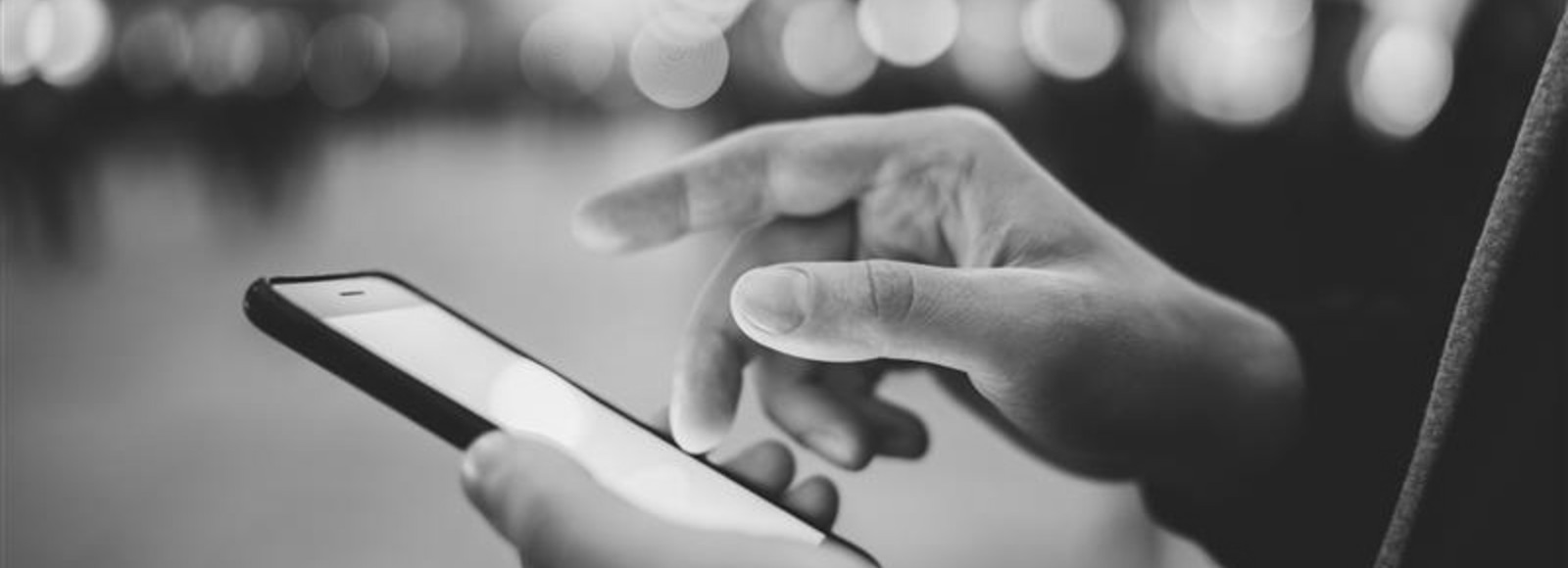 man holding a smartphone