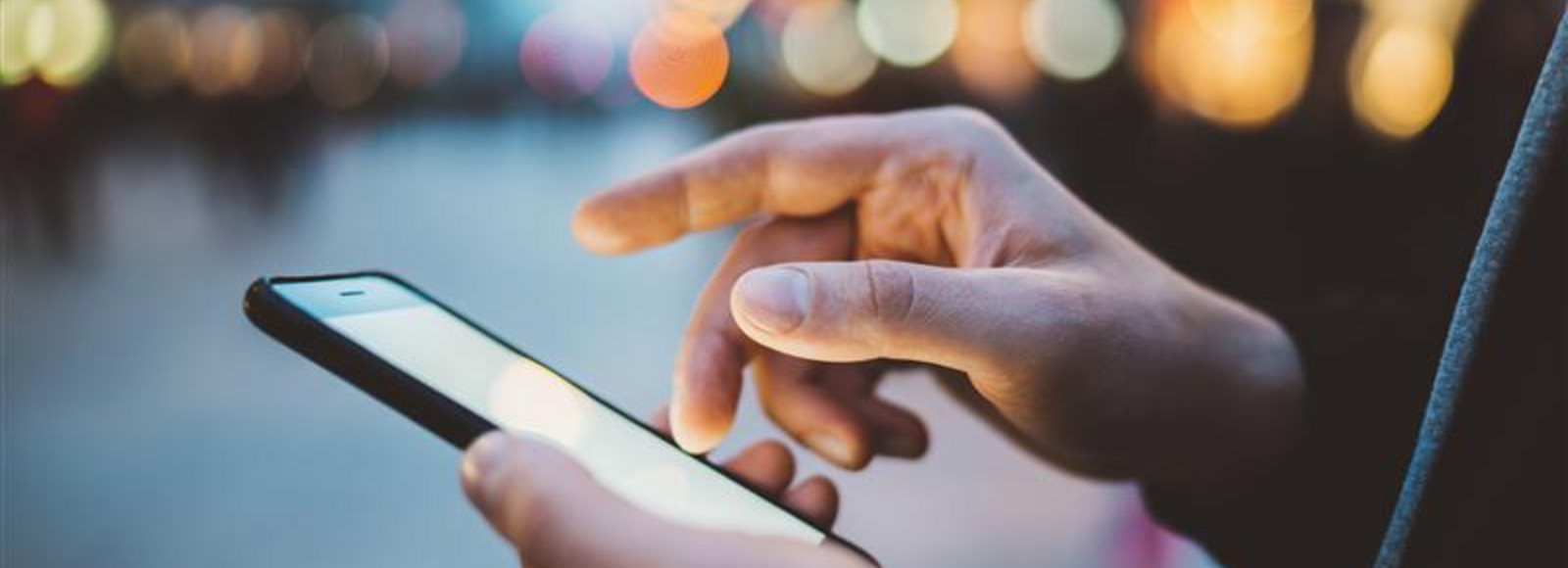 man holding a smartphone